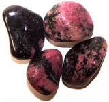 24x L Tumble Stones - Rhodonite