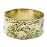 Brass Tibetan Bracelet - Tree of Life - Hira Online