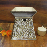 Yin-Yang Value Venetian Square Scroll Design Oil Burner