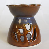 Yin-Yang Value Tulip Design Oil Burner - Amber - Hira Online