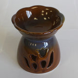 Yin-Yang Value Tulip Design Oil Burner - Amber - Hira Online