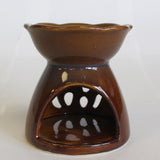 Yin-Yang Value Tulip Design Oil Burner - Amber - Hira Online